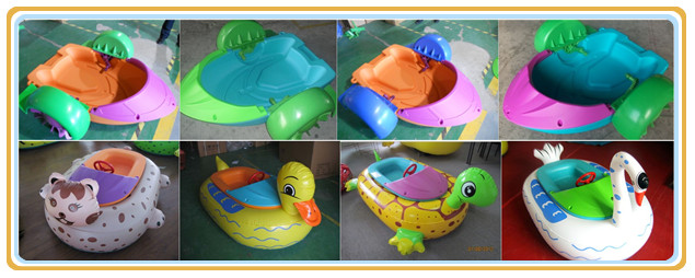 Bateau gonflable de pédale de bateaux de palette d'Aqua de l'eau mini pour des enfants