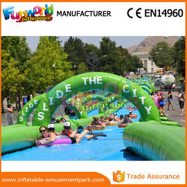 1000 Ft Splash City Inflatable Slip N Slide Commercial Grade Fire Retardant