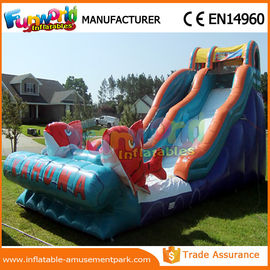 Fun Bouncer Slideway Commercial Inflatable Slide Big Kahuna Inflatable Water Slide