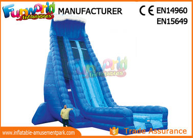 Durable 30ft Tall Outdoor Inflatable Water Slides With Digital Printing