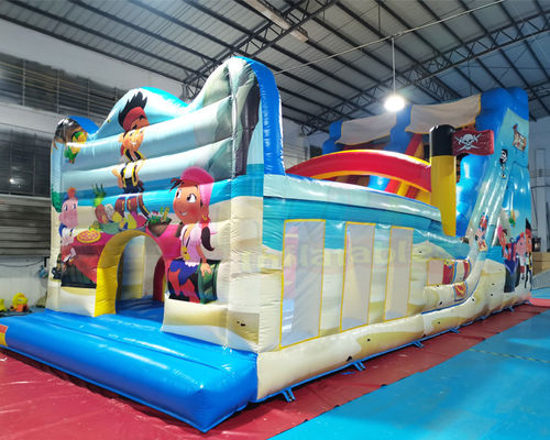 ODM Commercial Inflatable Slide Outdoor Bouncy Castle Obstacle Course