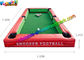 Newly Inflatable Snooker Football Field , Soccer Snook Ball Sport Game With PVC