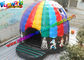 Crazy Disco Dome Commercial Bouncy Castles , Inflatable Music Jumping Castle 5 x 5 Meters