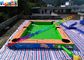 Double Stitch Inflatable Games Rentals Snooker Field With Full Printing