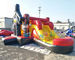 Customized  Inflatable Combo Bounce House For Boys Up To 3 Years Old