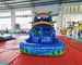 Palm Tree Jumping Castles Outdoor Inflatable Water Slides With Pool