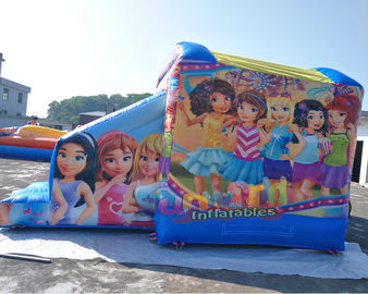 Château gonflable avec diapositive pour filles